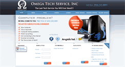 Desktop Screenshot of omegatechservice.com